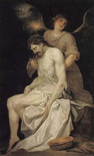 Cano, Alonso The Dead Christ Supported by an Angel oil painting image